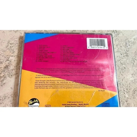 The Essential Little Richard CD Specialty 1985 - Picture 3 of 8